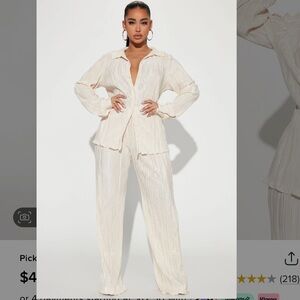 COPY - Pick me plisse pant set